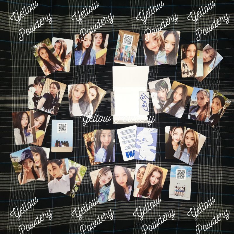 READY KAMAR SHARING PHOTOCARD NEW JEANS ALBUM WEVERSE VERSION HANNI MINJI DANIELLE WINK HAERIN HOODI
