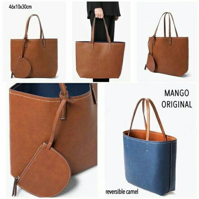 TAS WANITA!! MANGO REVERSIBLE TOTE BAG FASHION IMPORT PREMIUM#174739