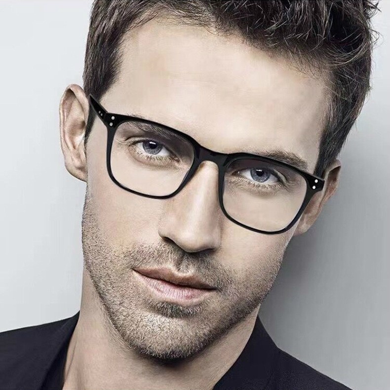 Fashion retro super light box men and women anti-blue light metal hinge glasses frame