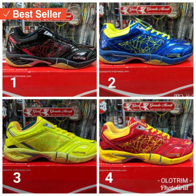 Sepatu Sport Olahraga murah awet kuat / Sepatu Badminton HiQua Future