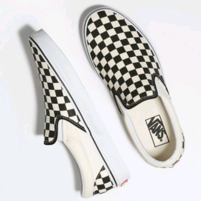 Sepatu Vans slip on Catur sepatu sneakers pria dan wanita