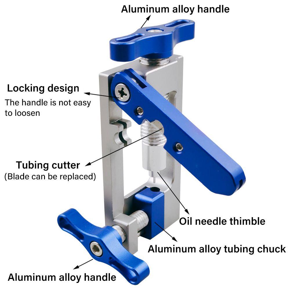 R-FLOWER Alat Pasang Jarum Minyak Outdoor High Quality Pipe Cutter Cycling Thimble Bicycle