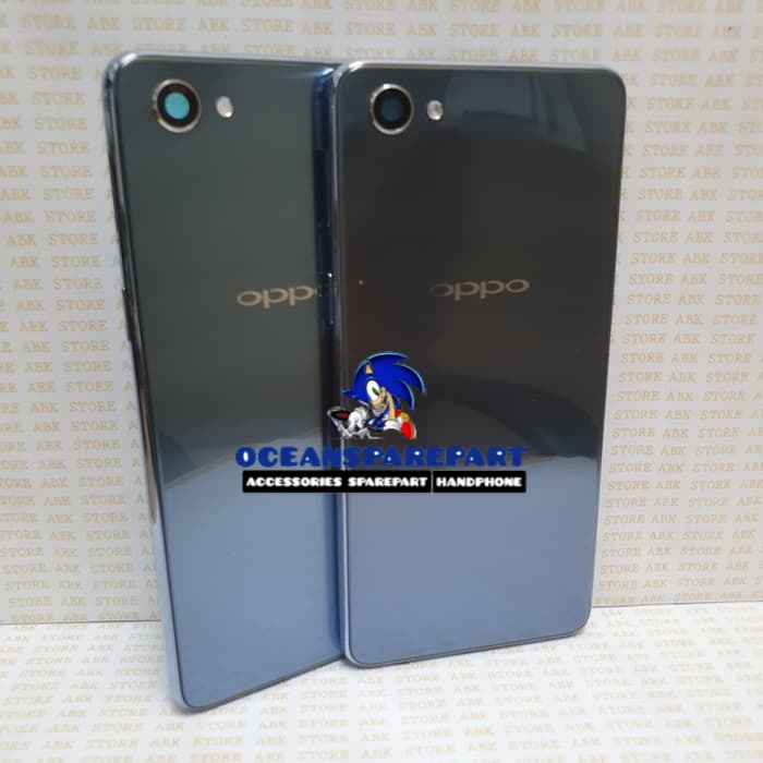 Backdoor Back Casing Backcover Tutup Belakang Housing OPPO F7 Youth - Biru Muda