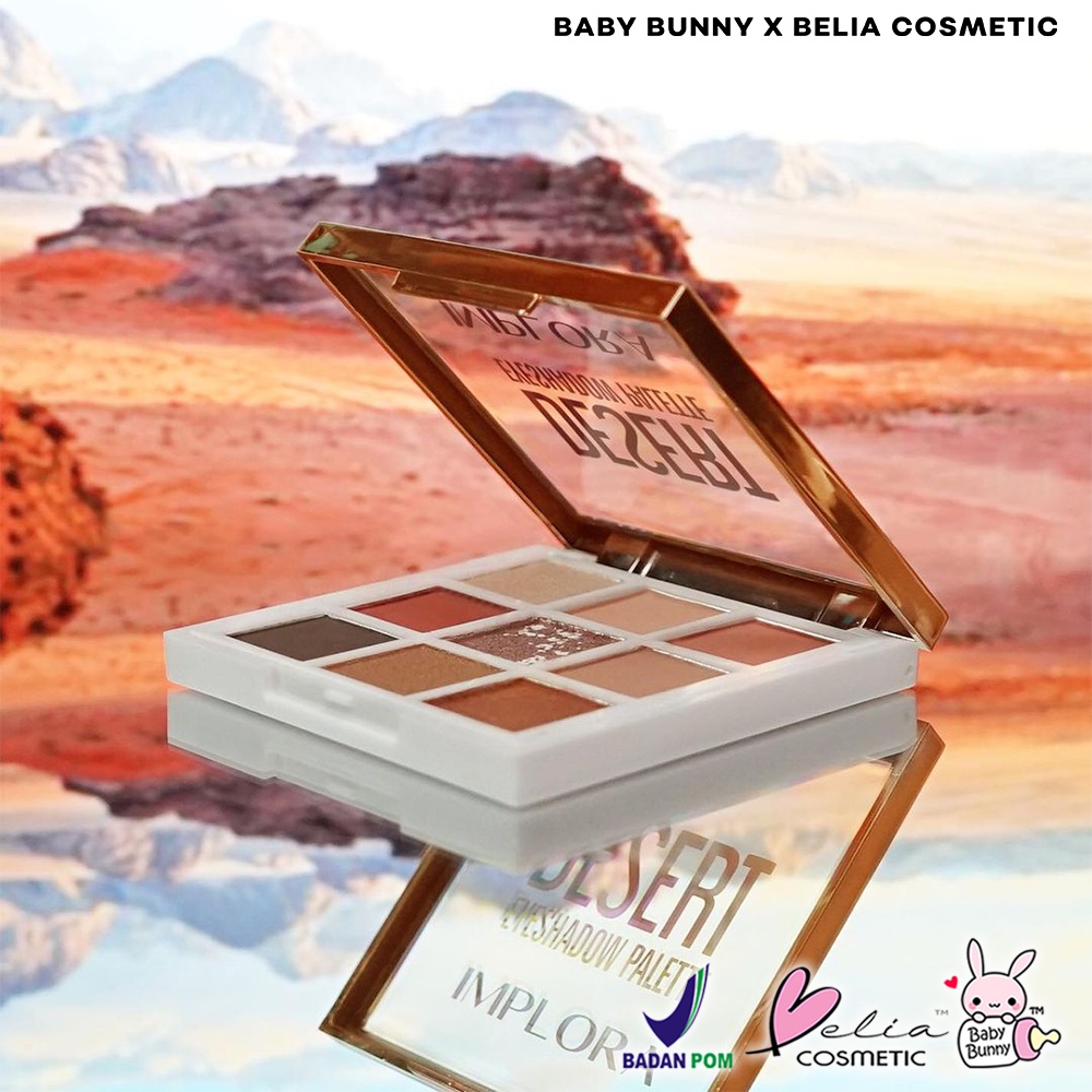 ❤ BELIA ❤ IMPLORA 9 in 1 NEW Eyeshadow Palette | Desert | Dawn | Twilight | Ocean | BPOM