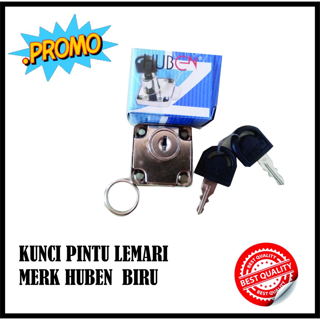 promo kunci lemari merk huben biru kunci pintu alat mebel alat tukang kunci pintu lemari kayu pvc