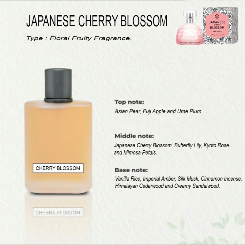Parfum Refill JAPANESE CHERRY BLOSSOM