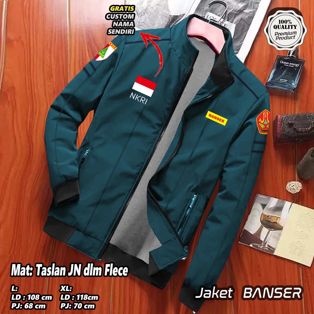 JAKET BANSER PARASUT BOLAK BALIK / JAKET ORMAS ISLAM / JAKET ISLAM / JAKET NU / JAKET NAHDLATUL ULAM