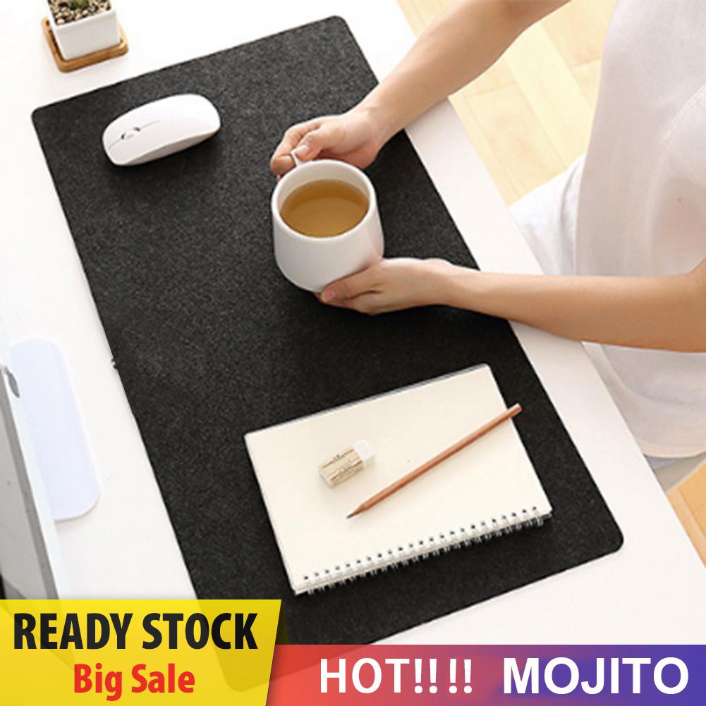 MOJITO Office Computer Desk Mat Modern Table Mouse Pad Wool Felt Laptop Desk Mat