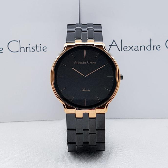 Jam Tangan Alexandre Christie Couple Ac 8616 Ori Garansi 1 Th Black Rg Mikayla.Outlet