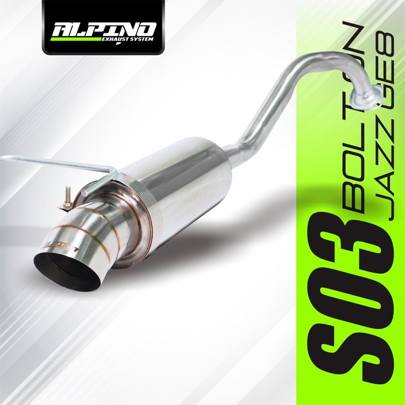 Knalpot Bolt on Honda Jazz Ge8 Alpino S-03