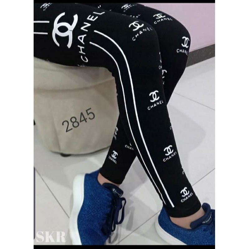 NEW LEGGING IMPORT MURAH CHANEL 958# PUTIH/LEGGING MURAH