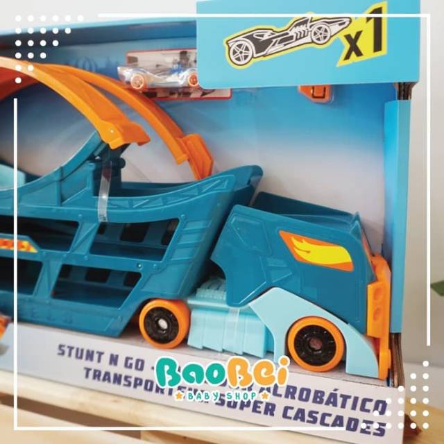 hot wheels stunt n go hauler