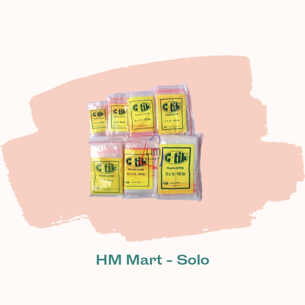 Plastik Klip Tebal Cetik / Ctik 4x6x03