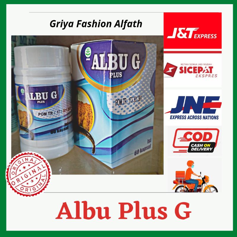 Albu plus G | 60 kapsul | ekstrak ikan gabus dan gamat