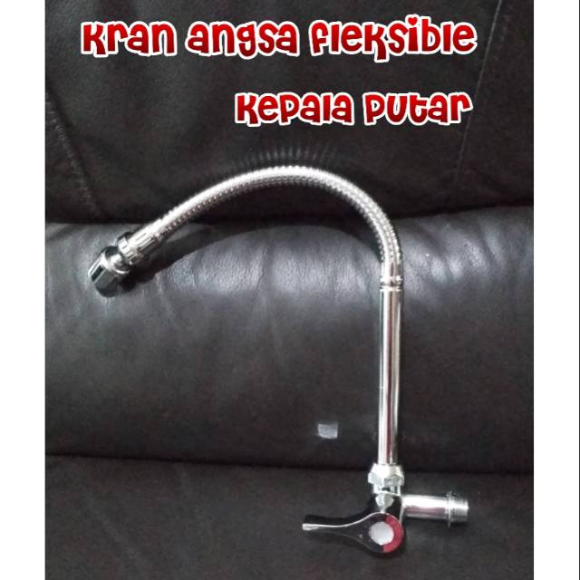 KRAN ANGSA FLEKSIBLE KEPALA PUTAR - KRANG CUCI PIRING LEHER ANGSA - KERAN AIR - KRAN DAPUR