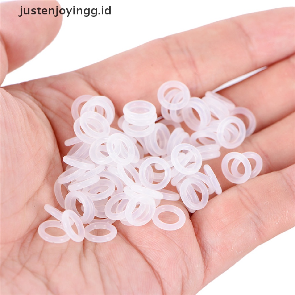 120pcs O-Ring Switch Dampeners Bahan Karet Silikon Warna Putih Untuk Cherry MX Keyboard