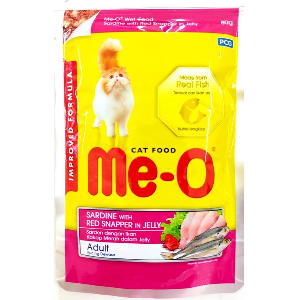 PH.Medan Me-O Pouch Cat Food 80gr Kitten/Adult | Meo Pouch