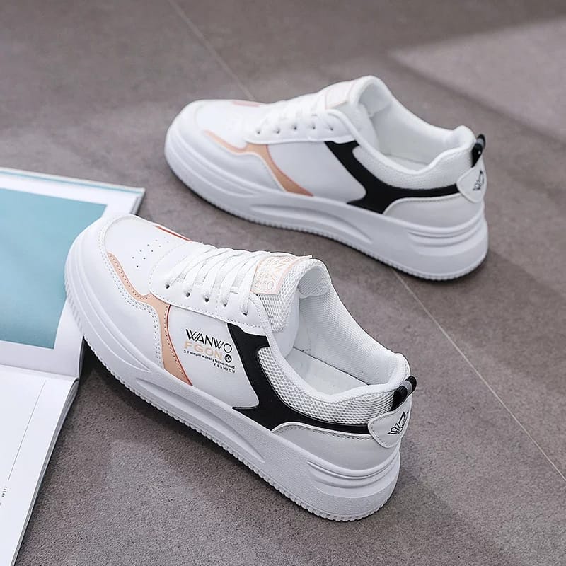 RK Collection - Sepatu Sneakers Wanita Korea Wanwo FGon New-5