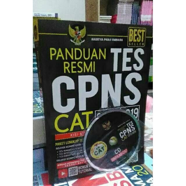 Panduan Resmi Tes CPNS Cat 2018/2019 (+FREE CD SIMULASI +Blocknote+Bolpoin)