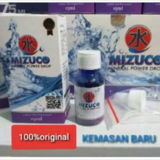 MIZUCO Mineral Alkaline Drop | Mizuco Mineral Power Drop | Anti Kanker dan Strooke | Asli Original