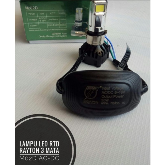 LAMPU UTAMA LED PLUS KIPAS UNTUK MOTOR DAN MOBIL 12 VOLT AC DC