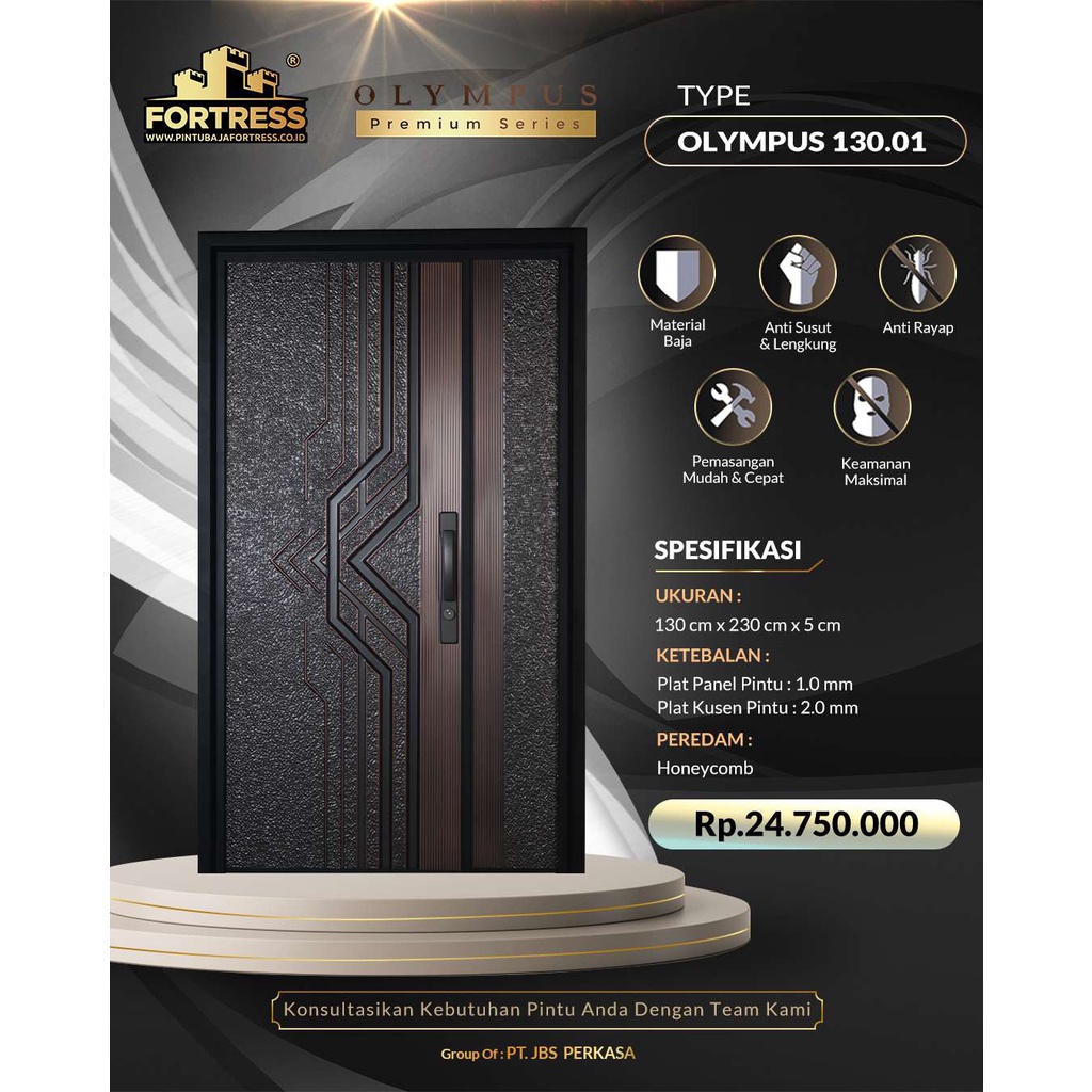 Pintu Baja FORTRESS Tipe Olympus 130.01