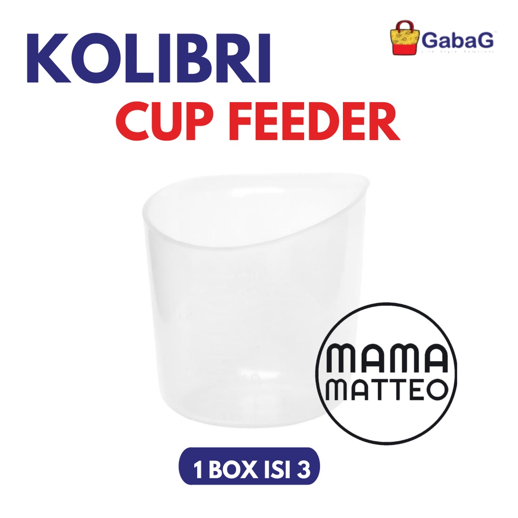 GABAG Kolibri CUP FEEDER Cangkir Menyusui / Gelas Asi Bayi / Breastfeeding Glass Baby / BANDUNG