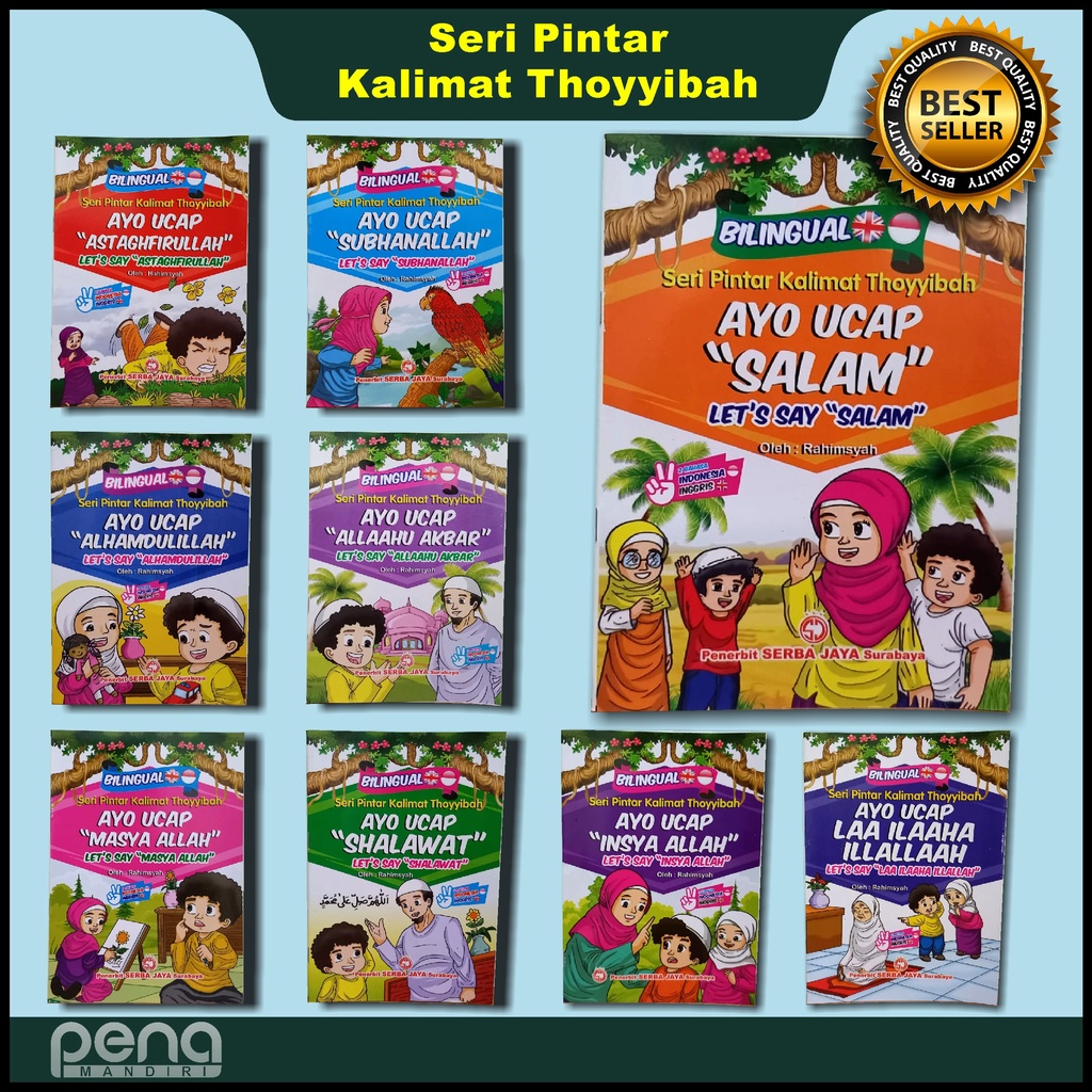 Buku Islami Anak Tk Paud Cerita Anak Dongeng Anak Seri Pintar Kalimat Thoyyibah Serbajaya