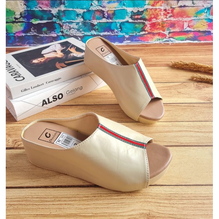 ABBUSHOES MR 81 Wedges Sandal Kokop (Terbaru)