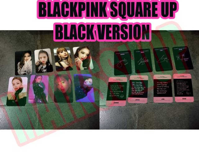 Blackpink Square Up Ddu Ddu Ddu Photocard Kpop