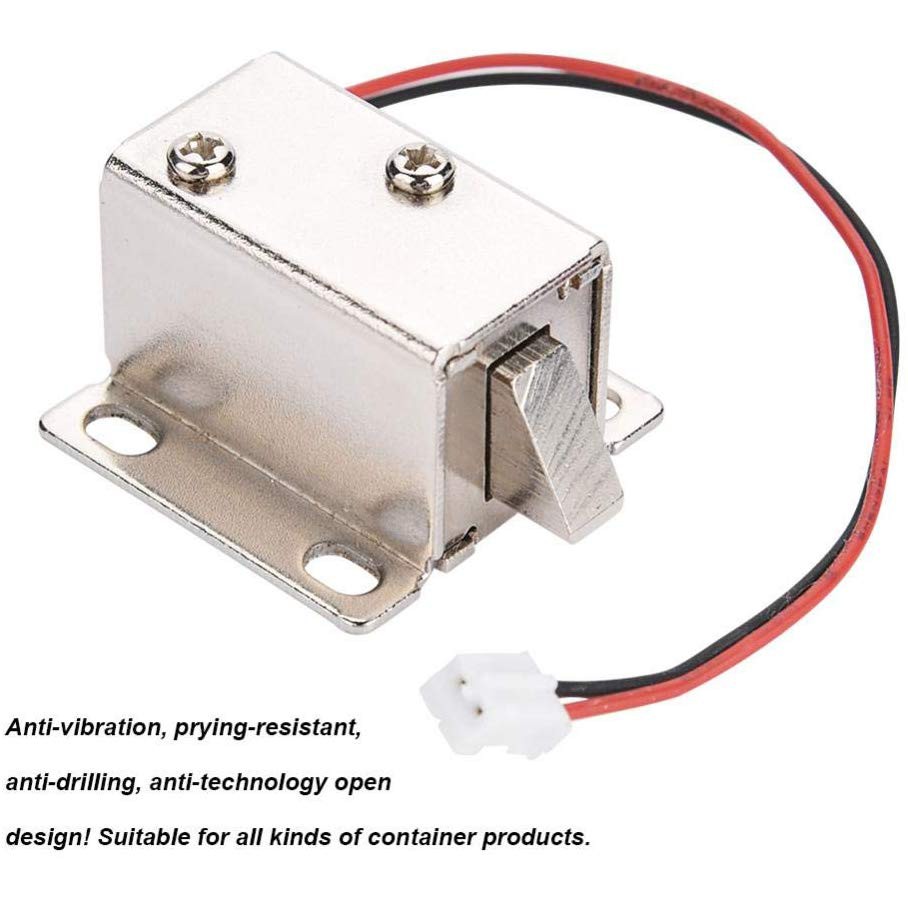 Kunci Pintu Solenoid Door Valve Lock 12v Automatic Electronic Arduino RFID