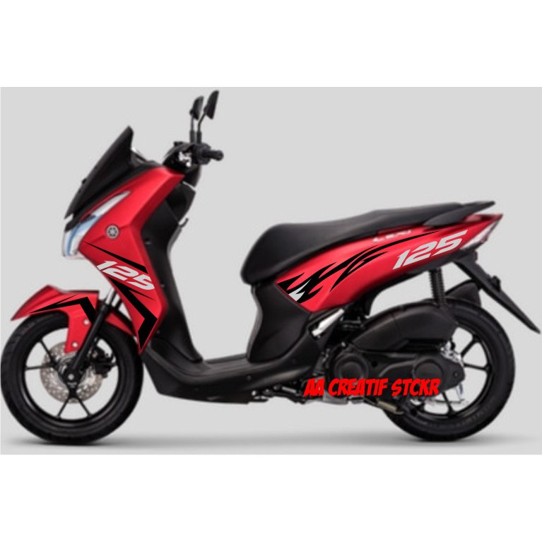 Cutting Sticker Striping Yamaha Lexi Minimalis Racing Shopee