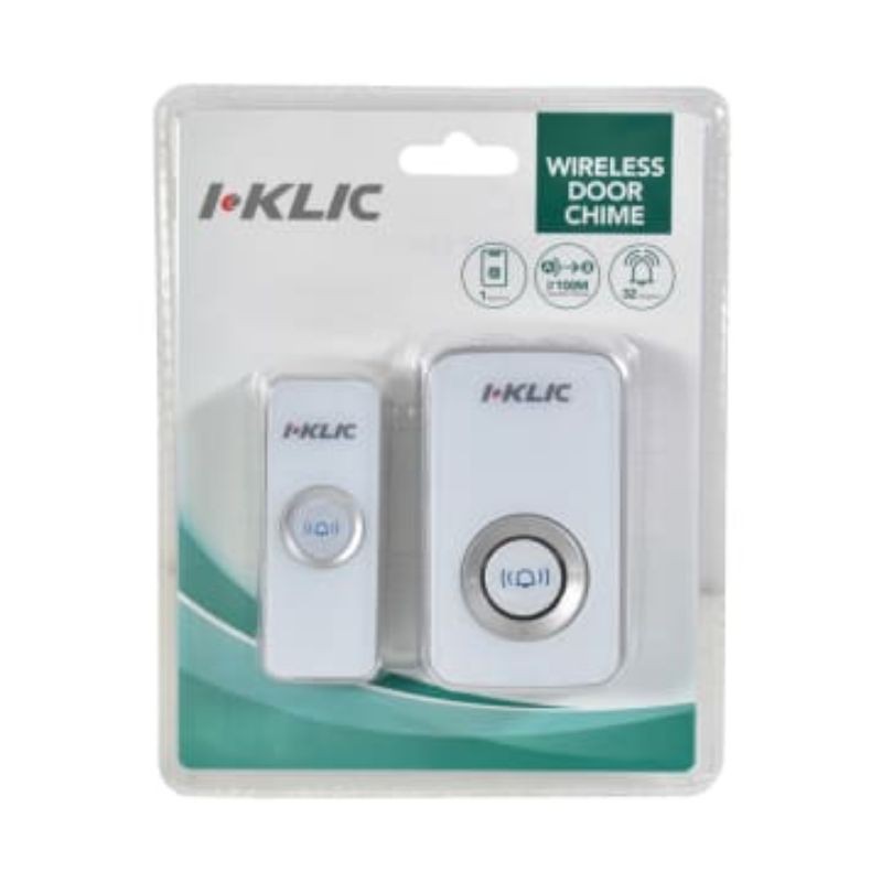 Bel Pintu Nirkabel l-Klic/Bel Rumah Nirkabel/Wireless Doorbell Plug