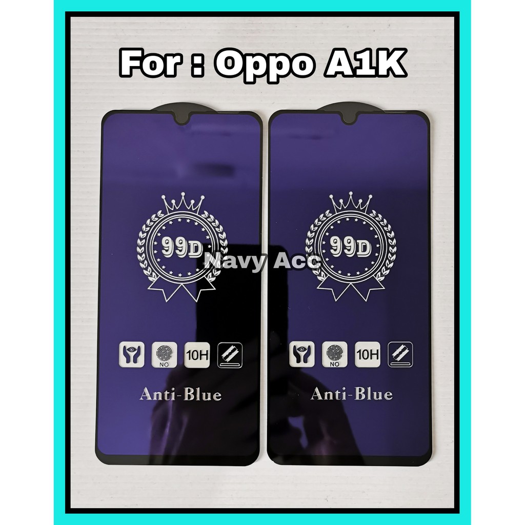 Tempered Glass Anti uv Oppo A1K / A7 / F9 / F7 / A3S / A83 - Tempered Anti Blue Light