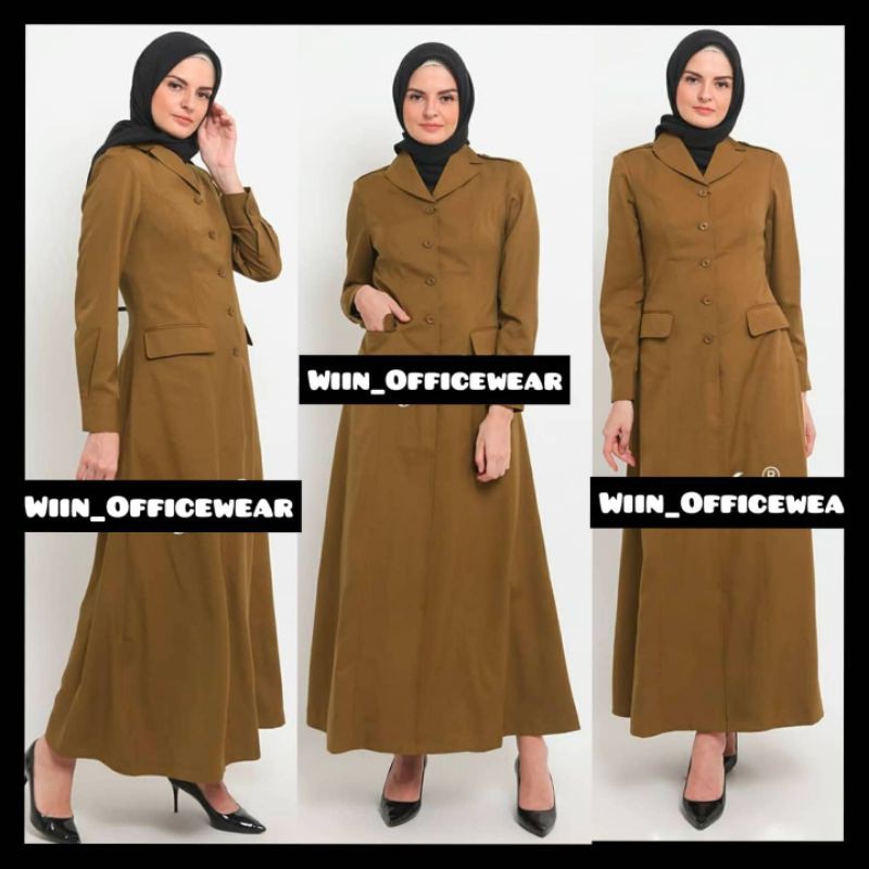 Blazer Gamis Pemda Aceh Kerah V