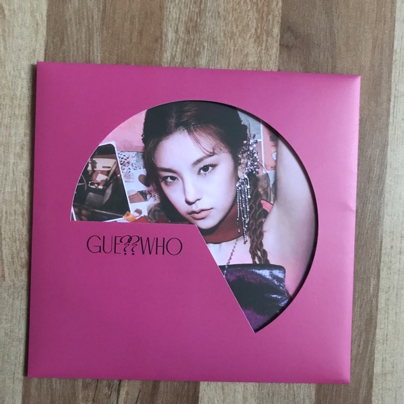 Postcard Guess Who ITZY Yeji Lia Ryujin Chaeryeong Yuna