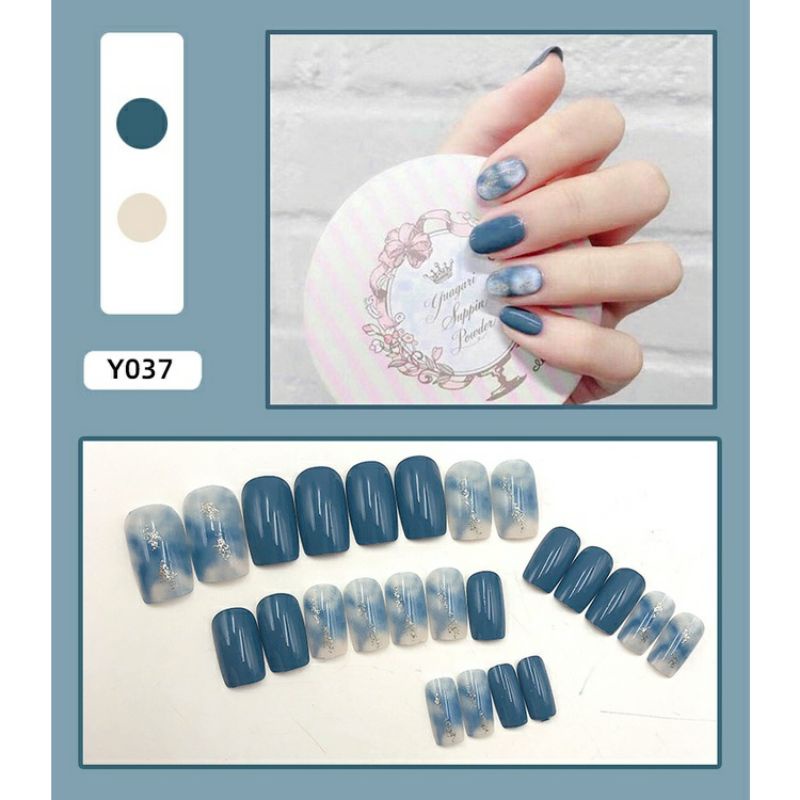 KUKU PALSU, FAKE NAIL ISI (24PCS) FREE LEM KUKU