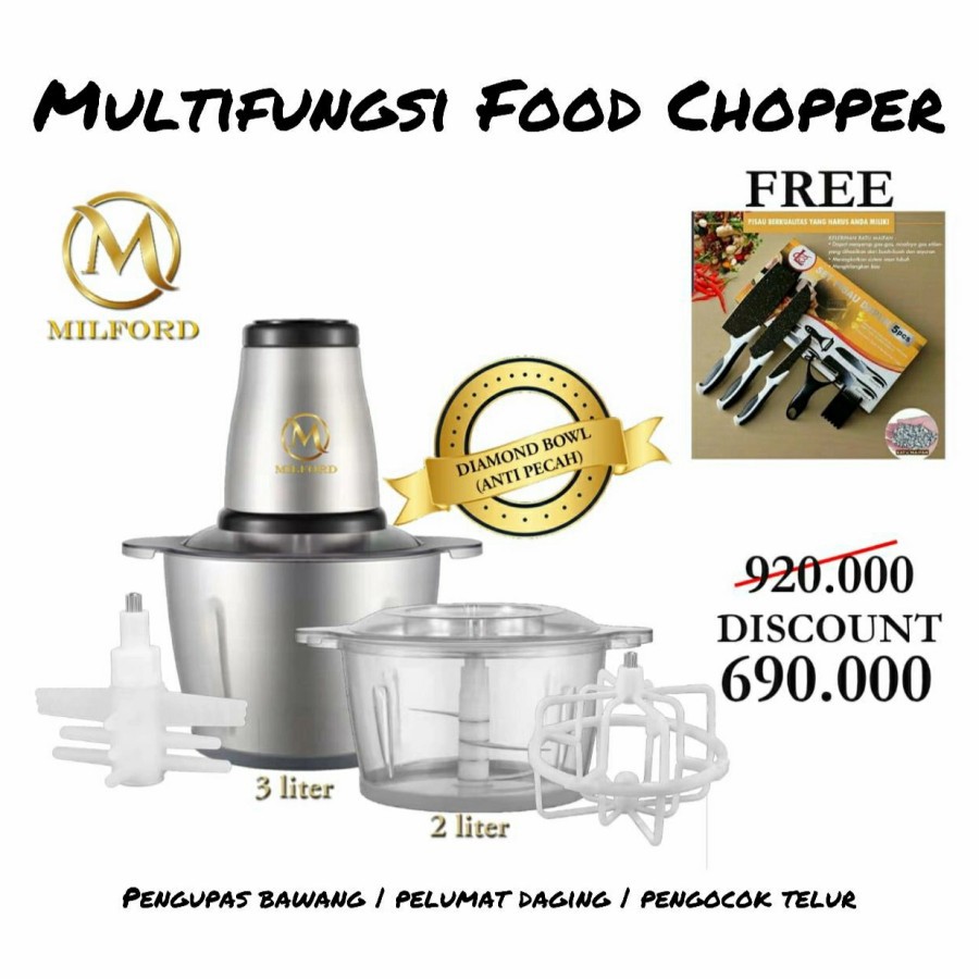 Food Chopper Milford FP200 / Magic Chopper MILFORD