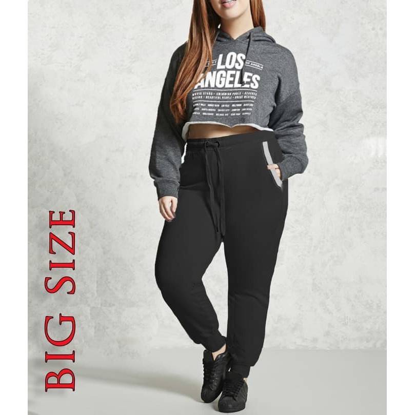 Wilda Celana Jogger Jumbo Wanita Maura / Jogger Big Size