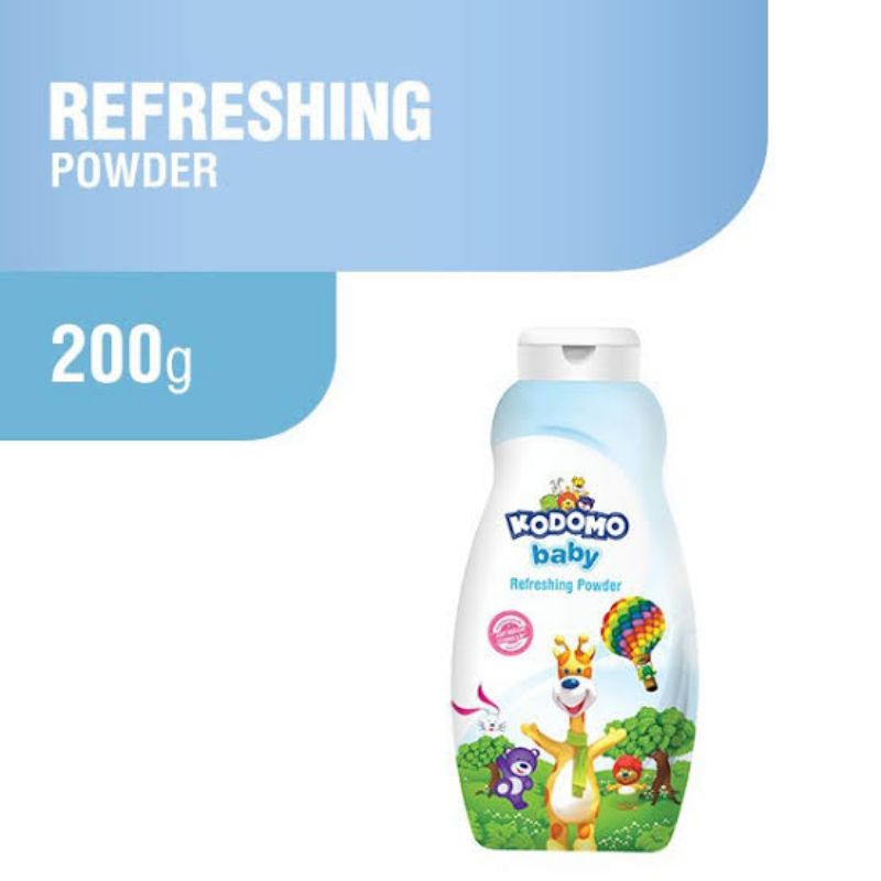 Kodomo Baby Powder 200gr + Extra 50gr - Kodomo Bedak Bayi 200gr + 50gr - Bedak Tabur Bayi