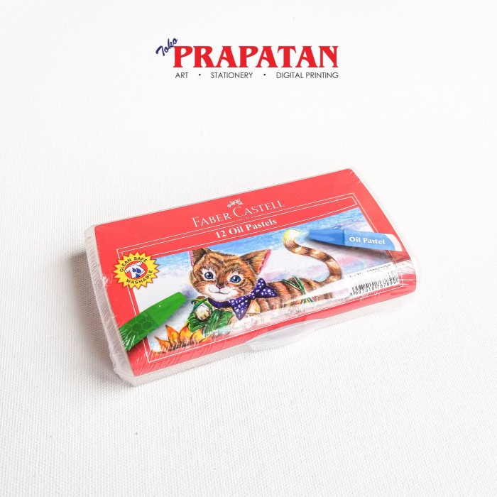 

PASTEL-DRY-OIL- CRAYON FABER CASTELL OIL PASTEL 12 WARNA -OIL-DRY-PASTEL.
