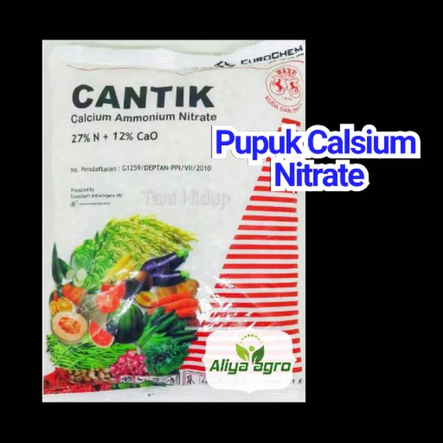 Pupuk calsium amonium nitrate cantik