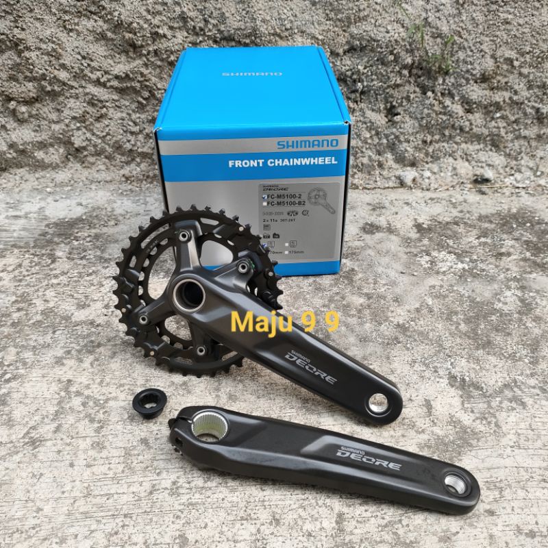 Crankset Shimano Deore M5100 36/26T Hollowtech 2 Double Crank Set Mtb