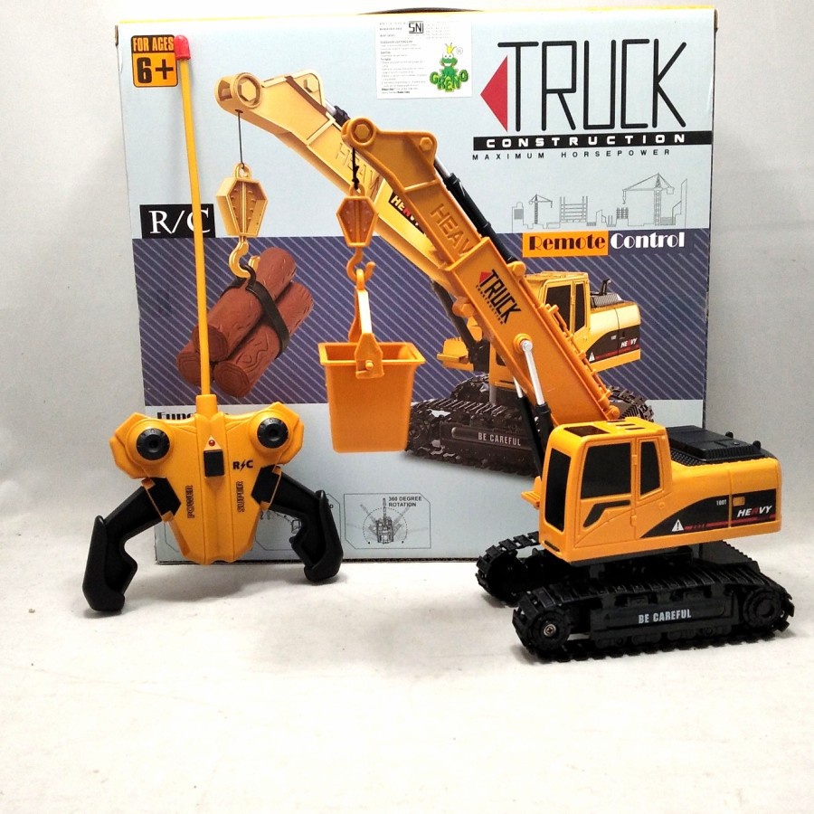 MAINAN RC CRANE EXCAVATOR CRANE MOBIL BEKO REMOTE CONTROL RADAR