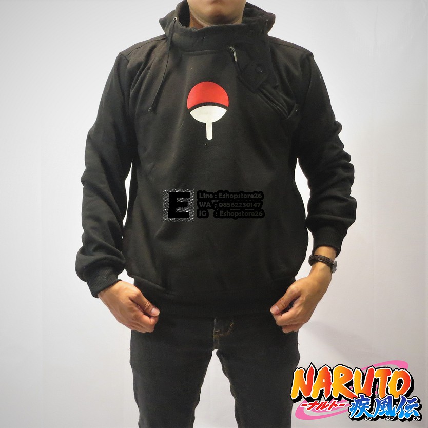 Jaket Naruto Jaket Harajuku Anime Naruto Uchiha Clan Jaket Uchiha Clan 01