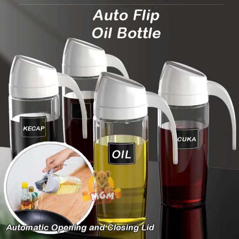 LT- [800GR] AUTOMATIC No Drip Oil Bottle 600ml Botol Minyak Anti Netes Otomatis