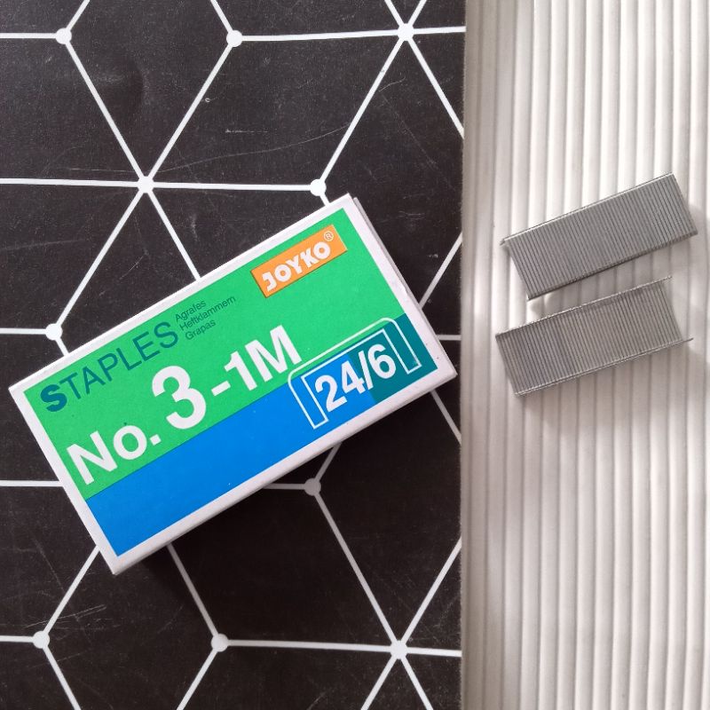 

Refill/Isi Staples Joyko no. 3-1M 24/6 (Isi 1000 pcs)