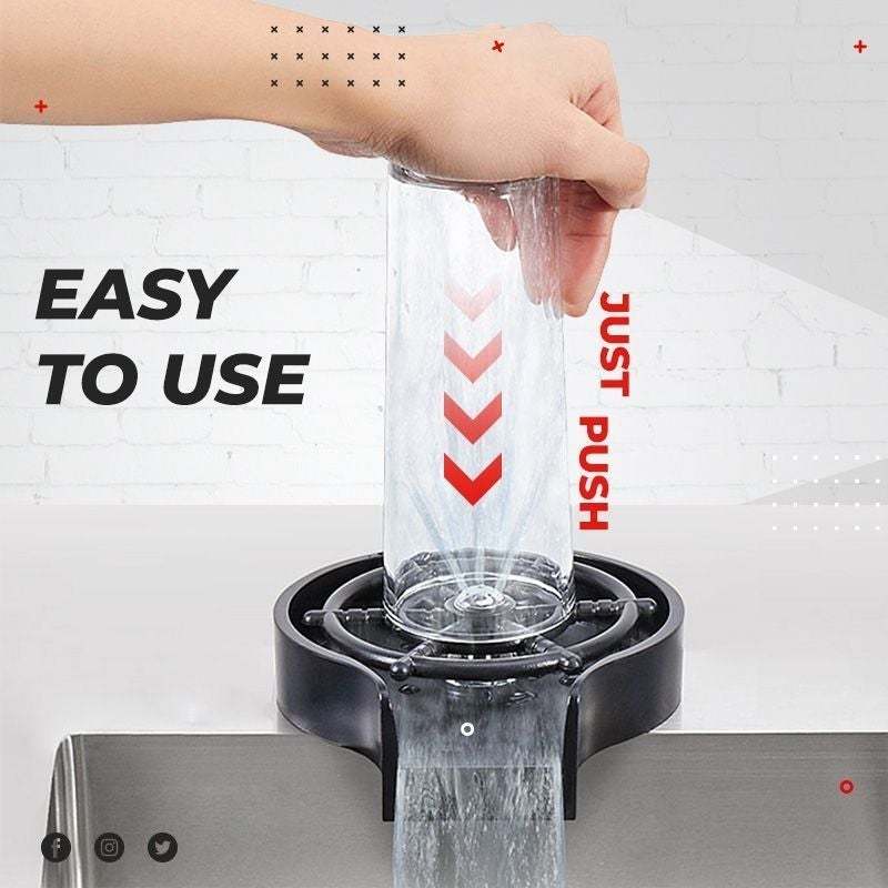 Alat Pembersih Gelas Otomatis Cup Washer Spray Jug Rinser ORIGINAL