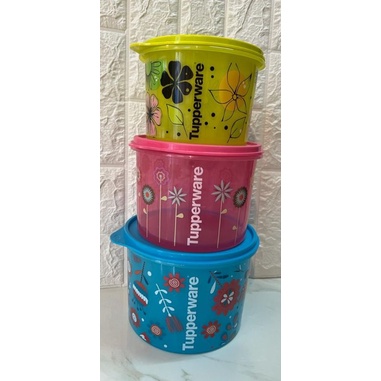 DAISY CANISTER SET TUPPERWARE (HARGA PER PCS )/ TOPLES TUPPERWARE