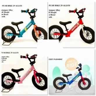 Sepeda Push Bike Anak Odessy alumunium alloy Belajar Edukasi
